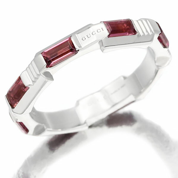 Rakuten - グッチ GUCCI LINK TO LOVE K18WG トルマリン リング 8号 3.1g ホワイトゴールド750 18金 リンク トゥ ラブ レディース 中古 指輪 ジュエリー アクセサリー 宝石 ブランドリング ファッション ギフト プレゼント 記念日 誕生日 贈り物