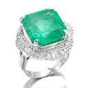 プラチナ エメラルド ダイヤモンド リング 11号 E14.32ct D1.00ct Pt900 指輪 宝石 ジュエリー レディース 女性 誕生石 5月 誕生日...