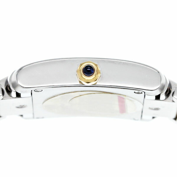 カルティエ Cartier タンク フランセーズ SM W51007Q4 アイボリー文字盤 SS/YG レ...