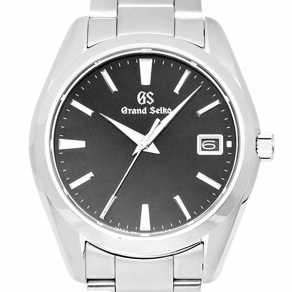 乐天商城 - グランドセイコー Grand Seiko ヘリテージコレクション SBGV223 9F82-0AF0 SS 40mm メンズ 中古 正規品 ブラック文字盤 腕時計 クォーツ 高精度 日付表示 カレンダー ステンレス ビジネス ドレスウォッチ 防水 高級時計 男性用 生産終了モデル 人気 定番