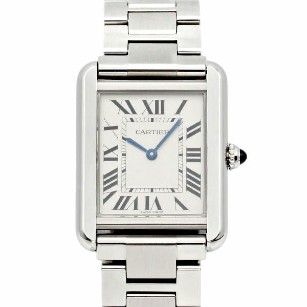 カルティエ Cartier タンクソロ SM W5200013 シルバー文字盤 SS レディース腕時 ...