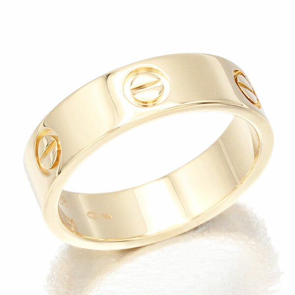 Rakuten - カルティエ Cartier ラブリング クラシックモデル K18YG #58 7.7g メンズ レディース 中古 指輪 LOVE Ring イエローゴールド750 ビスモチーフ ジュエリー アクセサリー ブランドリング ペアリング 人気 定番 ギフト プレゼント 18金 ゴールド 750