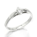 ヴァンクリーフアーペル VanCleef&Arpels プラチナ ダイヤモンド リング #50 Pt950 ジュエリー 指輪 アクセサリー 女性 レディース 1粒ダイヤ シンプルデザイン 誕生日 プレゼント 記念日 ブランド(4)