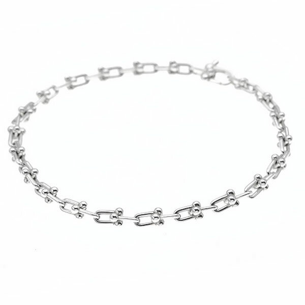 乐天商城 - ティファニー TIFFANY＆Co. ハードウェア マイクロ リンク ブレスレット ラージサイズ 17cm スターリングシルバー Ag925 アクセサリー 女性 レディース 男性 メンズ ユニセックス おしゃれ ファッション 誕生日 バースデー 記念日 プレゼント 贈り物 ブランド