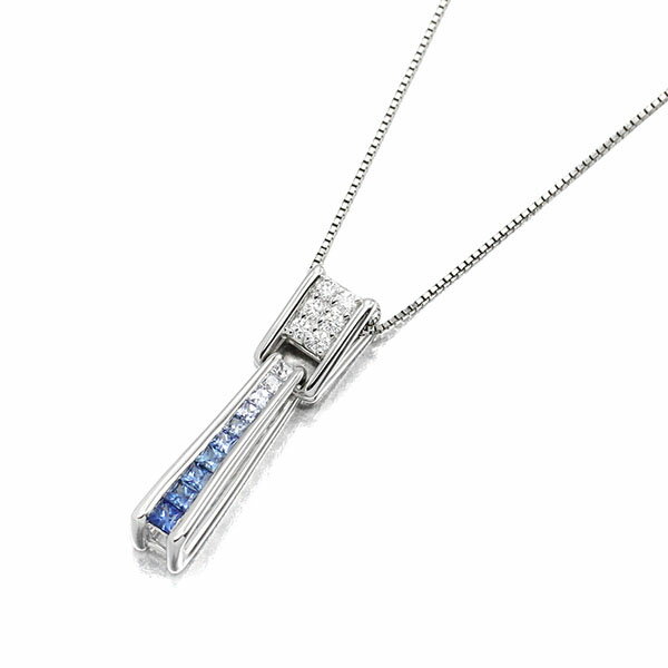 商品管理番号 46662-C ブランド ノーブランド 型番 － 　　　　　　　　 アイテム ネックレス 　　　　　　　　 　　　　　　　　 仕様 － 素材 K18WG/サファイア/ダイヤ 　　　　　　　 サイズ 長さ：約50cm トップ：約W8mm×H39mm サファイア：0.97ct ダイヤ：0.24ct 重さ：11.4g 　　　　　　 状態 当店提携修理業者にて新品仕上げを行いました。 目立つキズは無くツヤの有るキレイな状態です。 　　　　　　　 付属品 無し 備考 中古品のため写真では映りきらない傷や汚れがある場合がございます。 店舗/他サイトでも同時に販売しているためご注文のタイミングによっては売り切れとなる場合が御座いますのでご了承ください。 商品は販売店舗にてご覧いただけます。 気になる点などはご購入前に電話かメールにてお問い合わせください。 ●販売店舗 お問合せ先● TEL：044-244-3578 神奈川県 川崎市 川崎区 小川町 1-7 　　　　　