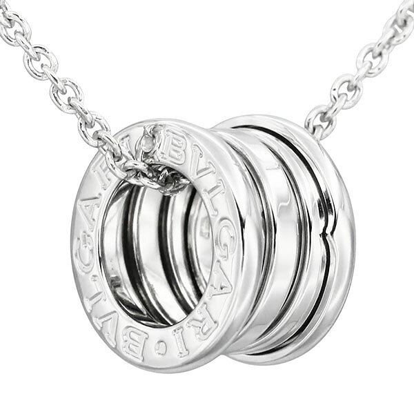 乐天商城 - 新品仕上げ済み ブルガリ BVLGARI ビー・ゼロワン ペンダント ネックレス 40cm K18WG ホワイトゴールド750 11.8g 金 旧型モデル ジュエリー アクセサリー 女性 レディース 誕生日 バースデー プレゼント ブランド