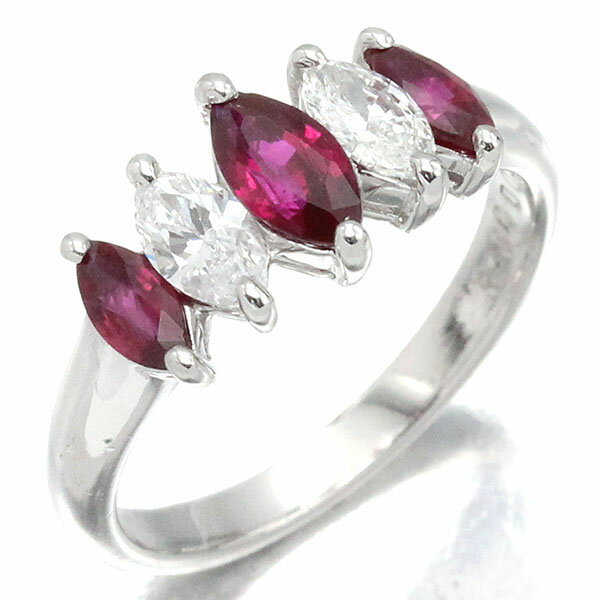 Ruby - プラチナ ルビー ダイヤモンド リング 12号 R1.00ct D0.52ct Pt900 指輪 ジュエリー 宝石 赤色 上品 高級 アクセサリー レディース 女性 誕生石 4月 7月 誕生日 バースデー 彼女 クリスマス プレゼント 贈り物