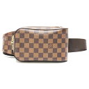 ルイヴィトン LOUIS VUITTON ダミエ ジェロニモス N51994 ボディバッグ ウエストポーチ BAG 男性 メンズ 女性 レディース ユニセックス...