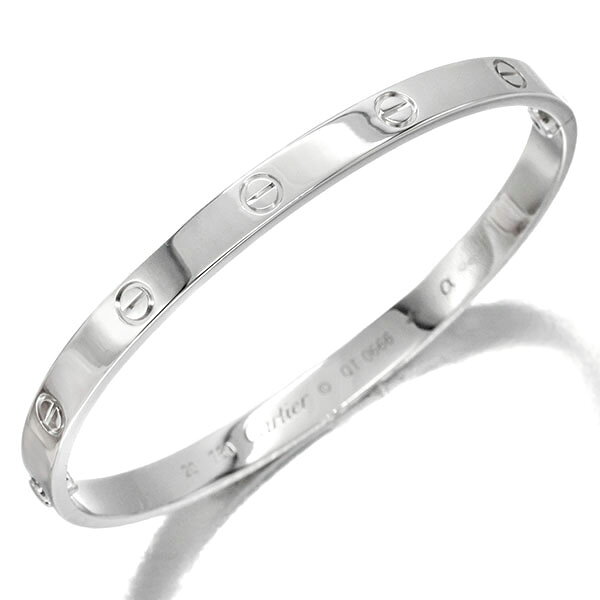 カルティエ Cartier ラブブレス K18WG #20 ホワイトゴールド750 40.42g 新品仕上げ済み LOVE BRACELE ブレスレット バングル 旧型 ビスモチーフ ブランド 女性 レディース ジュエリー 定番 アクセサリー 人気 シンプル お洒落 誕生日 ギフト 贈り物 プレゼント 高級