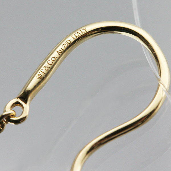ティファニー TIFFANY&Co. ハードウェア ボールフック ピアス イエローゴールド750 両耳 ロングピアス ジュエリー アクセサリー 可愛い おしゃれ ファッション 人気 女性 レディース シンプル 誕生日 バースデー プレゼント ブランド