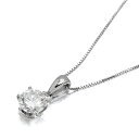 K18WG/プラチナ ダイヤモンド ネックレス 60cm D1.217ct J/SI-1/VERY GOOD