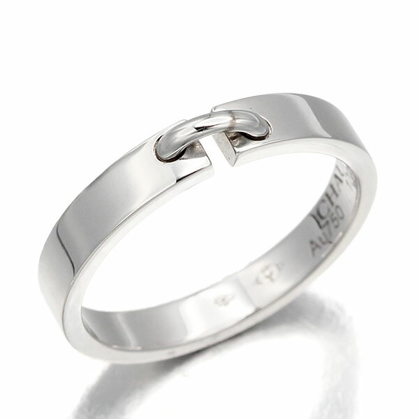 ショーメ CHAUMET リアン エヴィダンス K18WG リング #60 ホワイトゴールド750 5.7g Liens Evidence 指輪 レディース 女性 メンズ 男性 ユニセックス おしゃれ ファッション 上品 シンプル マリッジリング 記念日 バースデー 誕生日 プレゼント ブランド