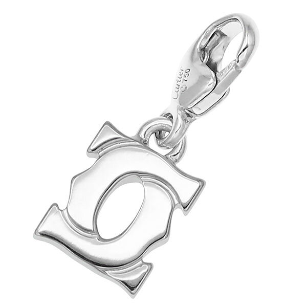 新品仕上げ済み カルティエ Cartier 2C ベビーチャーム ペンダントトップ K18WG ホワイトゴールド750 1.5g 金 ジュエリー アクセサリー ファッション おしゃれ 女性 レディース 誕生日 バースデー プレゼント ブランド