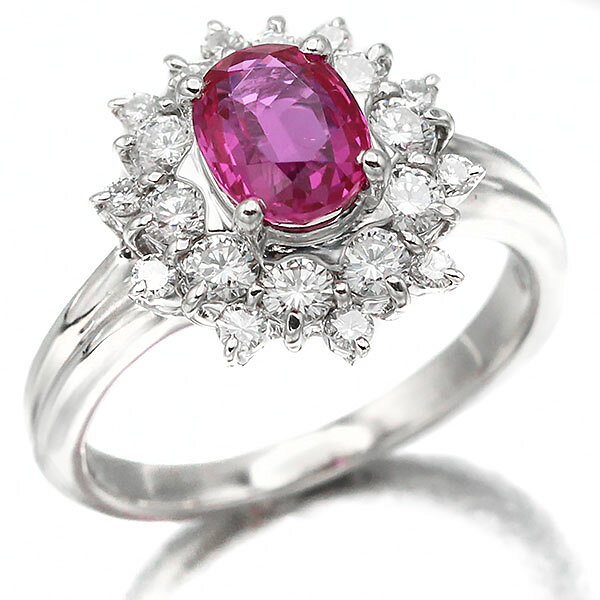 Ruby - 新品仕上げ済み プラチナ ルビー ダイヤモンド リング 11号 R1.33ct D0.70ct Pt900 7.5g 指輪 オーバルミックスカット 宝石 ジュエリー アクセサリー 女性 レディース おしゃれ ファッション 誕生石 7月 誕生日 バースデー 記念日 プレゼント