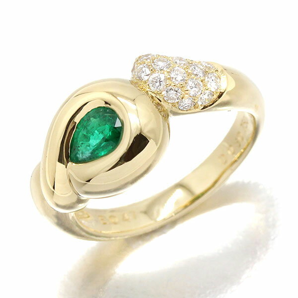 乐天商城 - K18YG エメラルド ダイヤモンド リング 15.5号 E0.47ct D0.30ct イエローゴールド750 指輪 ジュエリー 宝石 レディース 女性 アクセサリー 上品 華やか ギフト 誕生日 プレゼント 記念日 バースデー 贈り物 誕生石 5月 20代 30代 40代 50代