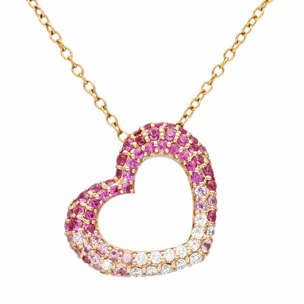 ポンテヴェキオ Ponte Vecchio エモツィオーネ Sサイズ ネックレス 35.5cm/40cm PS0.68ct D0.18ct ピン..