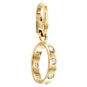 カルティエ Cartier ミニラブ チャーム K18YG ダイヤモンド フルダイヤ ペンダントトップ イエローゴールド750 LOVE ジュエリー アクセサリ...