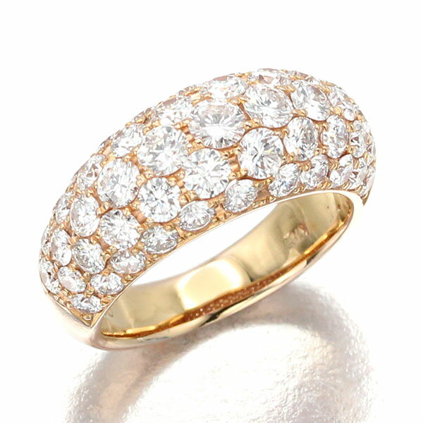 Diamond - K18PG ダイヤモンド リング 11.5号 D3.00ct ピンクゴールド750 8.31g 指輪 宝石 ジュエリー アクセサリー 女性 レディース ファッション おしゃれ 誕生石 4月 誕生日 バースデー 記念日 プレゼント
