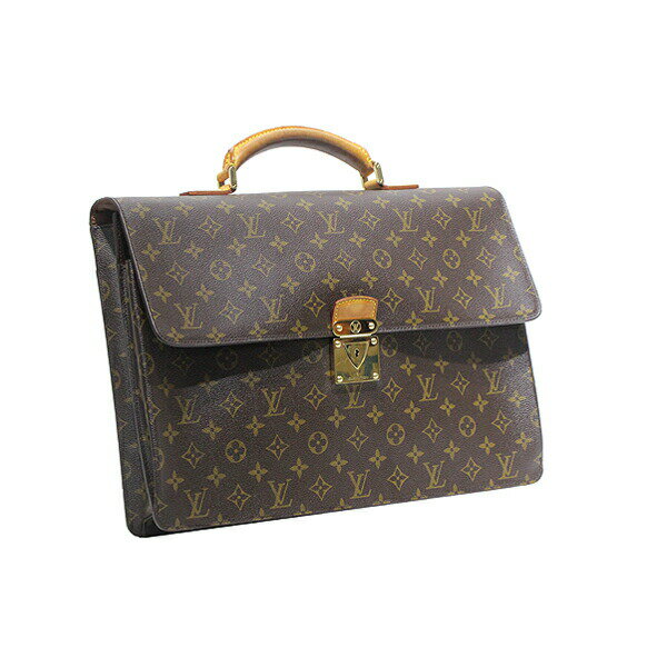 ルイヴィトン LOUIS VUITTON モノグラム ロブスト1 ビジネスバッグ M53027 男性 メンズ 通勤 ギフト 定番 ブランド 20代 30代 40代 50代