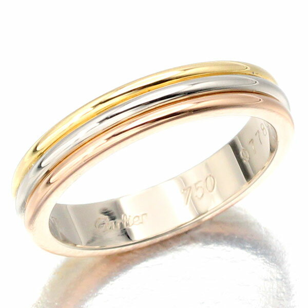 新品仕上げ済み カルティエ Cartier ヴァンドーム ウェディングリング #53 K18YG/K ...