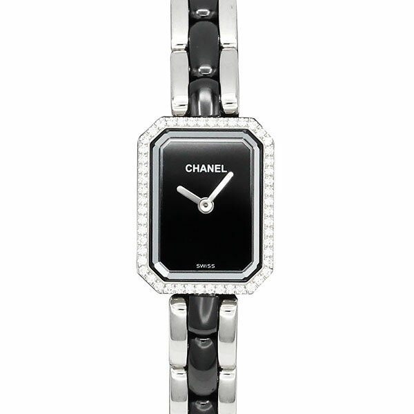 Rakuten - シャネル CHANEL プルミエール セラミック ダイヤベゼル H2163 ブラック文字盤 SS ブラックセラミック クォーツ 15mm レディース腕時計 Premiere Ceramic 中古 ドレスウォッチ ジュエリーウォッチ 女性用 人気 定番 モデル