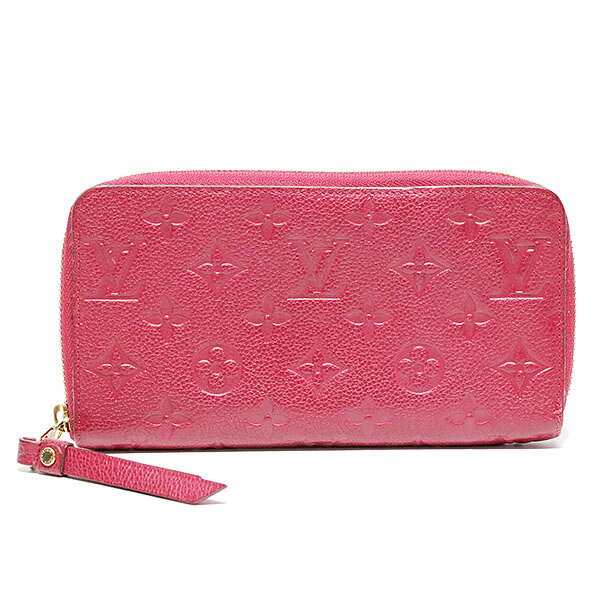 乐天商城 - ルイ・ヴィトン LOUIS VUITTON モノグラム・アンプラント ポルトフォイユ・ロン M60359 オロール ラウンドファスナー 長財布 廃番モデル 赤 レディース 女性 ファッション おしゃれ 誕生日 バースデー 記念日 プレゼント ブランド