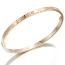 カルティエ Cartier ラブ ブレスレット スモールモデル 現行モデル #17 18.8g K18PG 6Pダイヤモンド ピンクゴールド750 LOVE B...