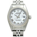 ロレックス ROLEX デイトジャスト 79174 P番 WG/SS ホワイト文字盤 レディース腕時計 自動巻き DATEJUST 26mm ホワイトゴールド750 高級 女性 彼女 プレゼント 20代 30代 40代 50代