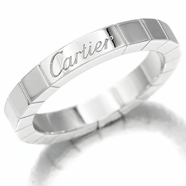 乐天商城 - カルティエ Cartier ラニエール リング #50 K18WG 5.9g レディース 中古 18金 ゴールド 750 指輪 ジュエリー ホワイトゴールド ブランド 定番 人気 シンプル デザイン 重ね付け ギフト プレゼント 記念日 贈り物