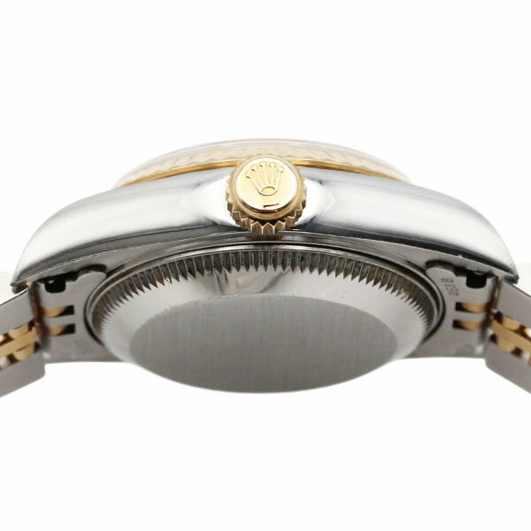 ロレックス ROLEX デイトジャスト 79173G 彫りコンピューター文字盤 F番(2003年～2004年) SS/YG 10Pダイヤ レディース腕時計 自動巻き DATEJUST 26mm ステンレススチール イエローゴールド750 コンビ ウォッチ watch 女性 ファッション おしゃれ 誕生日 プレゼント ブランド