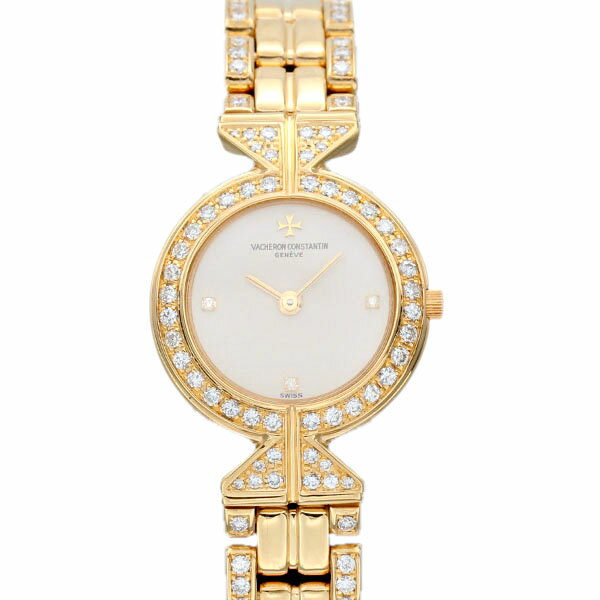 商品管理番号 53595-S ブランド VACHERON CONSTANTIN 型番 － 　　　　　　　　 アイテム レディース腕時計 　　　　　　　　 　　　　　　　　 仕様 クォーツ 当店の12ヶ月保証付き 素材 K18YG/ダイヤモン...