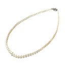 ミキモト MIKIMOTO アコヤパール シルバー留め具 ネックレス 46cm 真珠 宝石 ギフト 女性 プレゼント 20代 30代 40代 50代 誕生石 6月 バースデー 贈り物