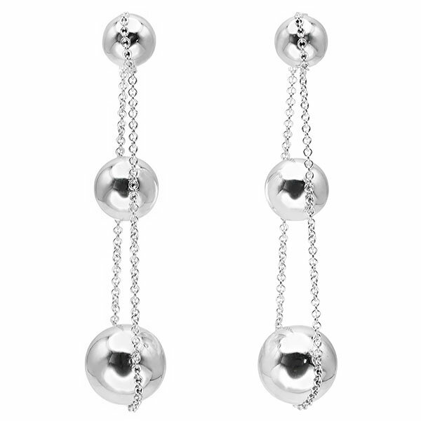 ティファニー TIFFANY&Co. ハードウェア トリプル ドロップ ピアス スターリングシルバー Ag925 8.3g 銀 スタッド 両耳 ジュエリー アクセサリー ファッション おしゃれ かわいい お出かけ レディース 女性 誕生日 バースデー プレゼント ブランド