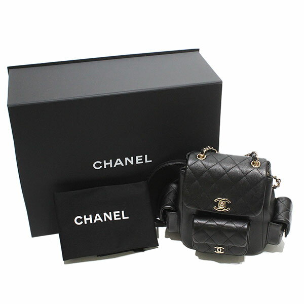 未使用 シャネル CHANEL マトラッセ ミニ スモール バックパック AS4399 キャビアスキン グレインド シャイニー カーフスキン 黒 ココマーク 人気 リュック 高級 ブランド 美品 プレゼント 女性 カジュアル 小さめ バッグ