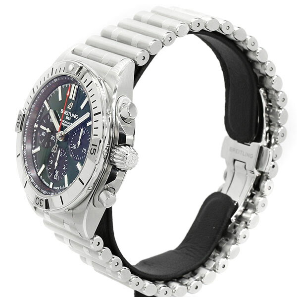 美品 ブライトリング BREITLING クロノマット B01 42 AB0134101L1A1 グリーン文字盤 SS メンズ腕 marutaki-10057517 質・丸滝 サンプル画像2