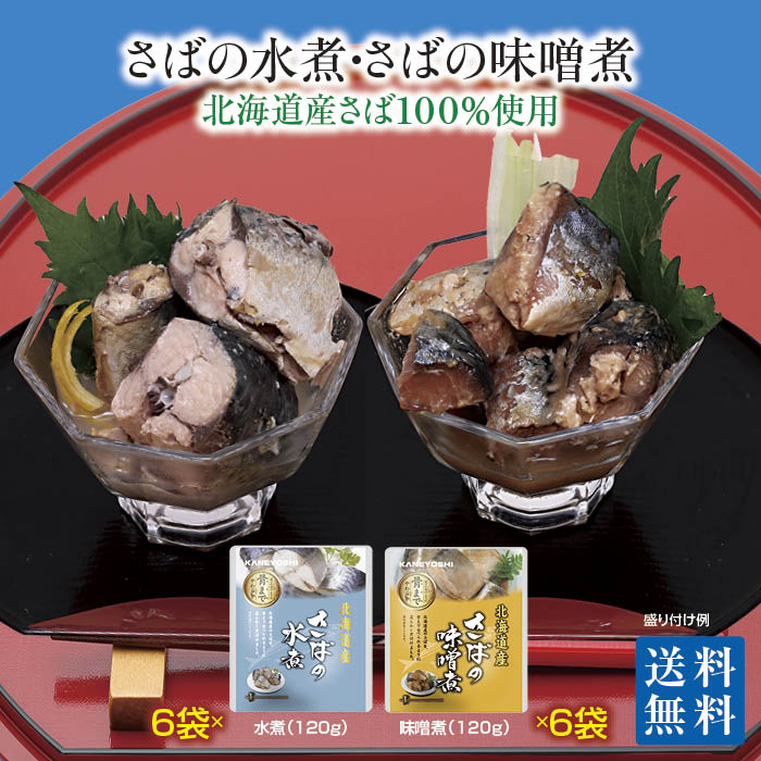 さばの水煮 さばの味噌煮 レトルト 惣菜 おかず さば 鯖 和食 2種12食 美糖舎 レトルト食品 詰め合わせ セット