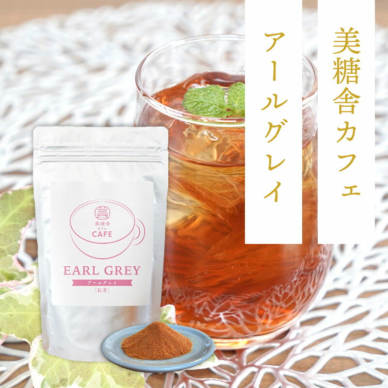 ＼超特別 楽天スーパーセール★50%OFF／アールグレイ インスタント 茶葉 紅茶 ティーバッグ 水出し 粉末 パウダー 無糖 健康 おいしい紅茶 美糖舎カフェ アールグレイ 100g×1個