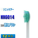 ソニッケアー 替えブラシ 互換 HX6014 12本入 プロリザルツ　スタンダード ブラシヘッド 電動歯ブラシ 交換用 交換歯ブラシ HX6012