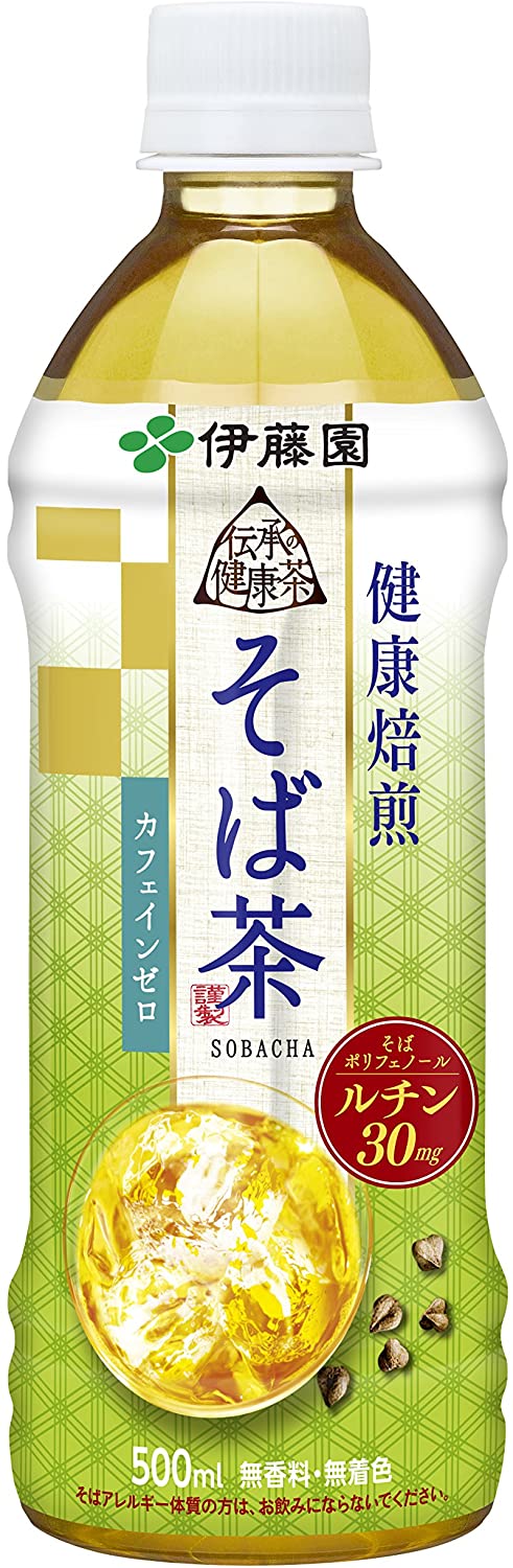 伝承の健康茶 そば茶500ml×24本 伊藤園 ペットボトル