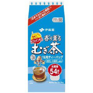 香り薫るむぎ茶ティーバック麦茶54袋8g×54袋(10個)【伊藤園】※送料無料(一部地域除く)