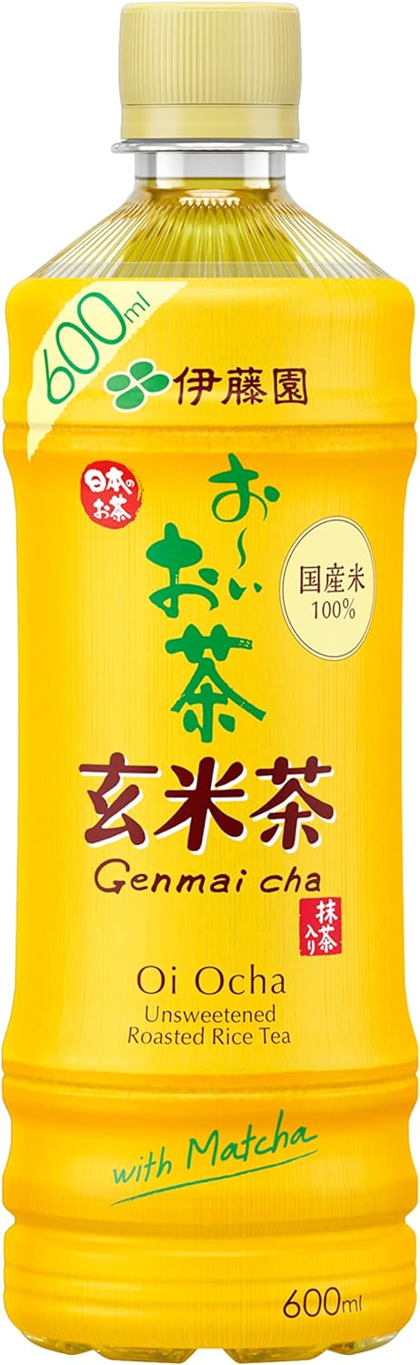 お茶 ペットボトル おーいお茶 玄米茶 600ml×24本 伊藤園 お～いお茶 (賞味期限2024/10/31)