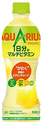 アクエリアス 1日分のマルチビタミン 500mlPET×24本 1ケース コカコーラ コカ・コーラ 送料無料