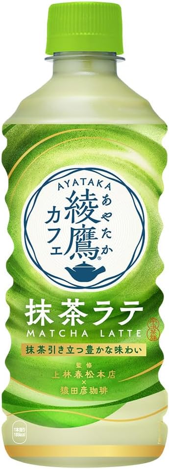 綾鷹カフェ 抹茶ラテ 440mlPET ×24本 コカ コーラ コカ コーラ ペットボトル