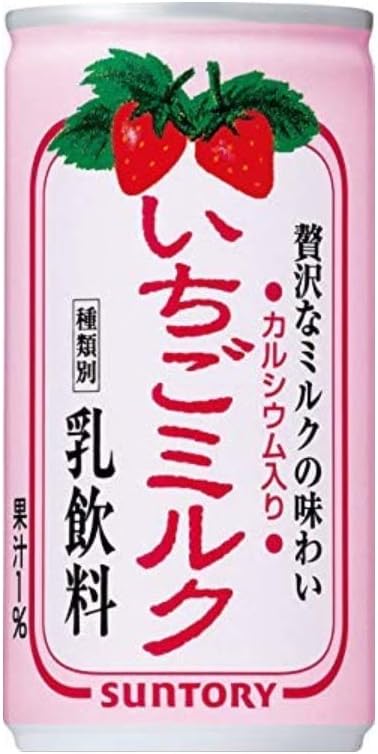 サントリー いちごミルク 190g×30本×3ケース 缶 1