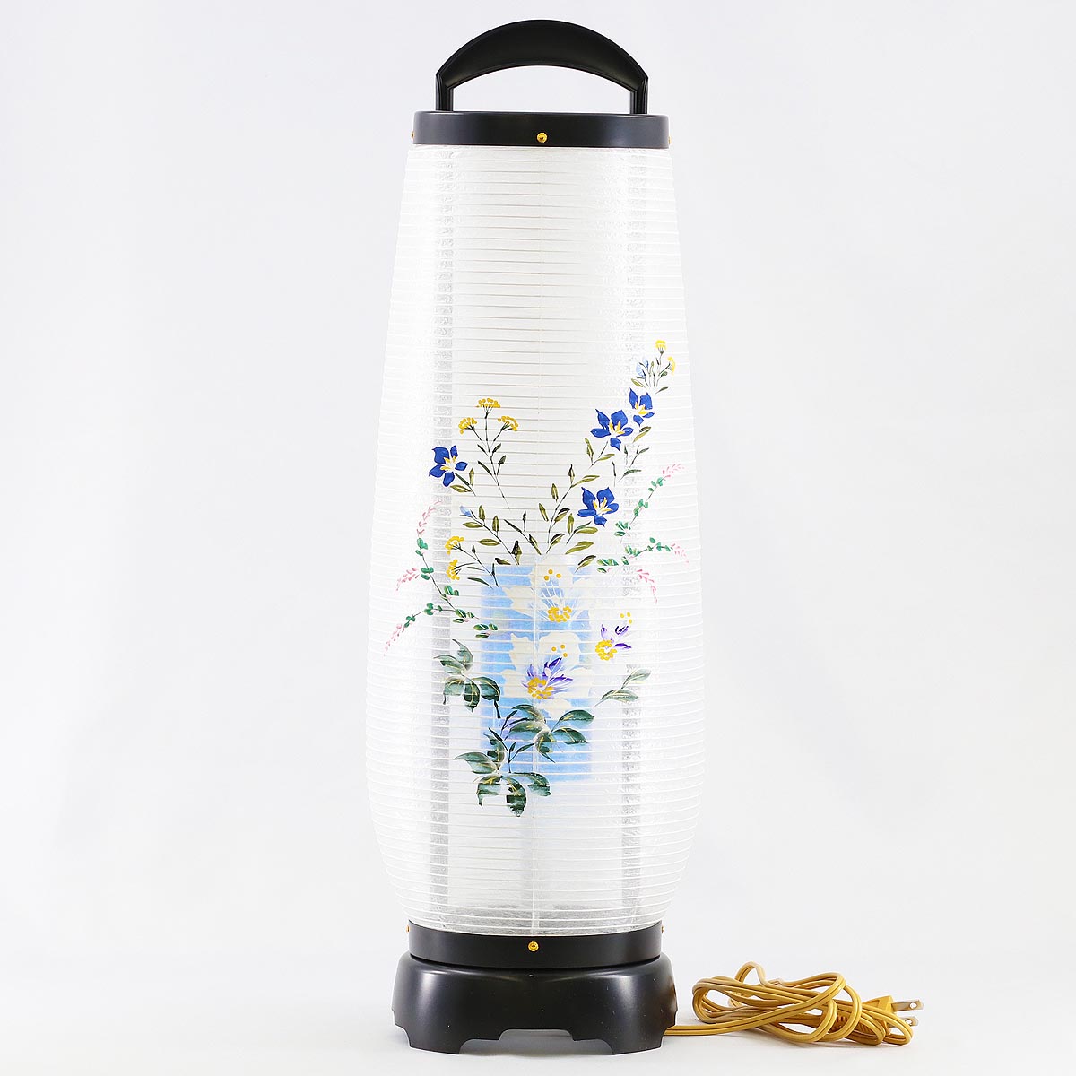 盆提灯 初盆 回転あけぼの 5号 芙蓉 ウカイ印 岐阜提灯 盆ちょうちん 新盆 供養 おしゃれ 回転灯 回転 回転灯 筒 回転 廻転 回転筒付