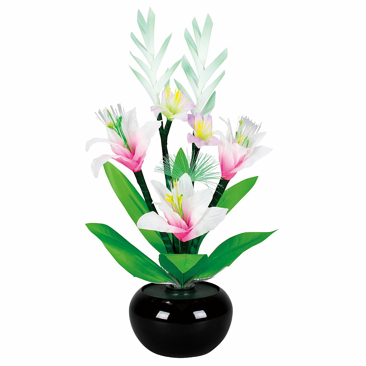 盆提灯 初盆 ルミナス グラジオラス NO.2 LED玉雲堂 八女提灯 盆ちょうちん 新盆 供養 おしゃれ ルミナス お花 モダン提灯 仏花 常花 造花 飾花 組み立て不要