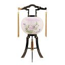 盆提灯 初盆 11号 あかり 綾型蒔絵 絵入 玉雲堂 八女提灯 盆ちょうちん 新盆 供養 おしゃれ 回転灯 回転 回転灯 筒 回転 廻転 回転筒付