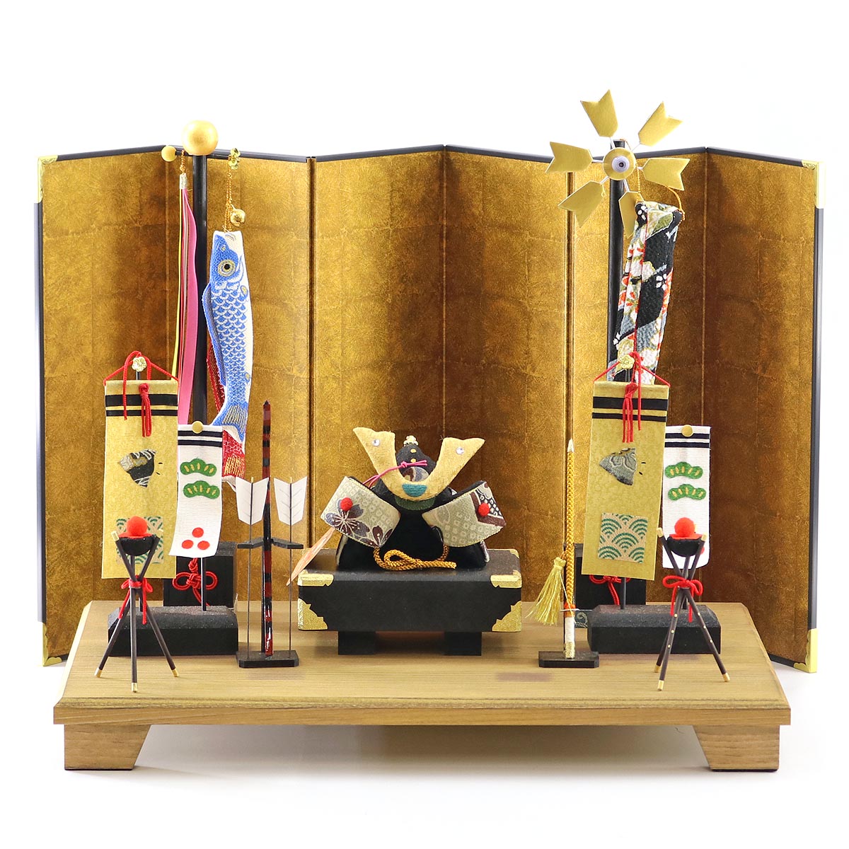 五月人形 リュウコドウ 兜飾り ちりめん 端午お飾りセット 兜飾り GORK-2-212 2025年 初節句 コンパクト おしゃれ かっこいい モダン インテリ...