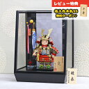 五月人形 幸一光 子供大将ケース飾り 愛(いと) 黒小札赤糸威 鯉幟 市松・四君子柄 黒塗り アクリルケース GOKI-ITO-Q38 2025年 初節句 コン...