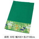 30号 幅100×長さ100cm 床飾用 メルトン 毛せん GO-YS-ME30-0 五月人形 緑色 菖蒲 尚武 一辺 柄入り おしゃれ かっこいい 端午の節句...